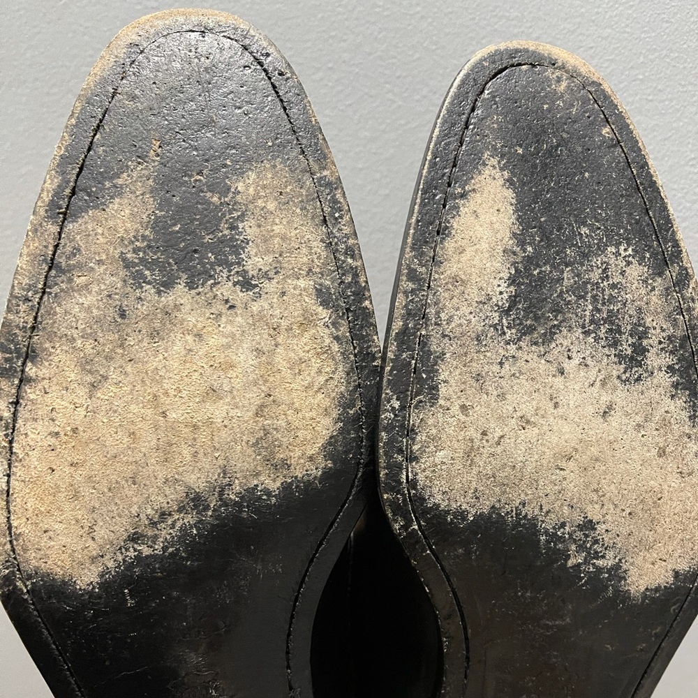 Barney’s New York Slip on Black Sz 11 M - Picture 7 of 11